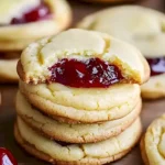 Saftige Kirsch-Zitronen-Kekse mit süßer Glasur