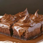 Saftige Nutella Schnitten mit Mousse und Ganache