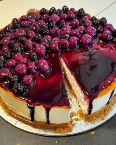 Saftiger Blaubeer-Käsekuchen ganz einfach gemacht