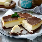 Saftiger Kokos Käsekuchen mit Mürbeteig