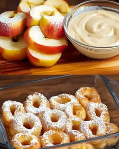 Schnelle Apfelringe mit Joghurtteig 9 Schnelle Apfelringe mit Joghurtteig