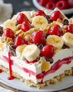 Schnelle Bananensplit Torte ohne Backen