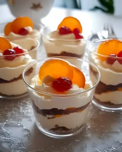 Schnelles Weihnachtliches Eierlikör Dessert