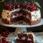 Stracciatella Kirschtorte: Sahnig, schokoladig, unwiderstehlich!