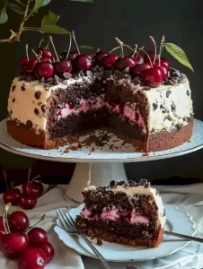 Stracciatella Kirschtorte: Sahnig, schokoladig, unwiderstehlich!