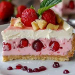 Süßer Erdbeer-Käsekuchen ohne Backen