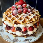 Waffeltorte mit Erdbeeren: So gelingt die Kühlschrank-Torte