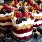 Weihnachtliches Schichtdessert mit Löffelbiskuits