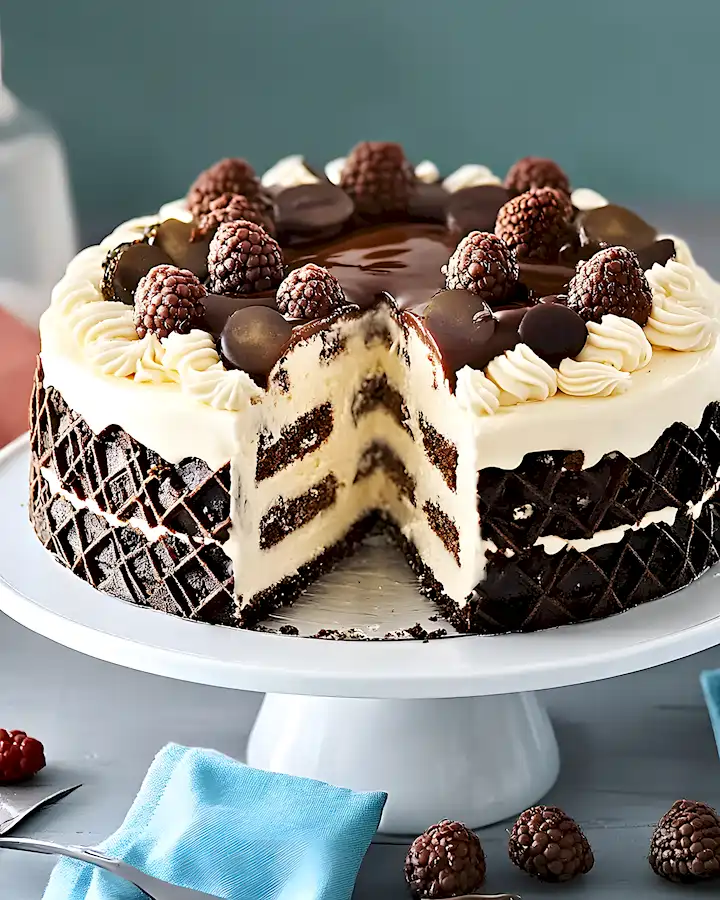 Weiße Schokoladen Eierlikör Torte einfach gemacht 3 Weiße Schokoladen Eierlikör Torte einfach gemacht