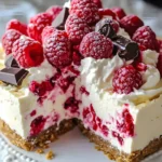 Weißer Schokoladen-Himbeer-Käsekuchen ganz einfach