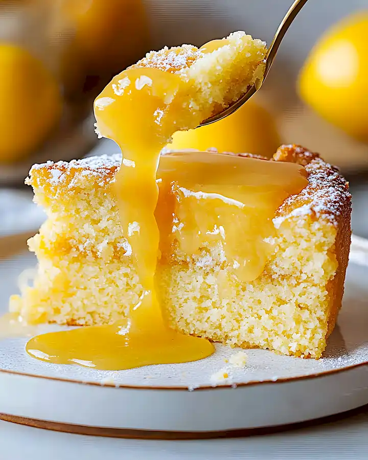 Zitronen-Curd-Kuchen: Glutenfrei, saftig und fix zubereitet