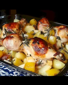 Hähnchen mit Kartoffeln zum Sattessen 8 Hähnchen mit Kartoffeln zum Sattessen