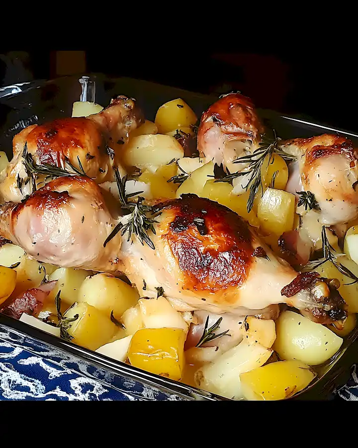 Hähnchen mit Kartoffeln zum Sattessen 3 Hähnchen mit Kartoffeln zum Sattessen