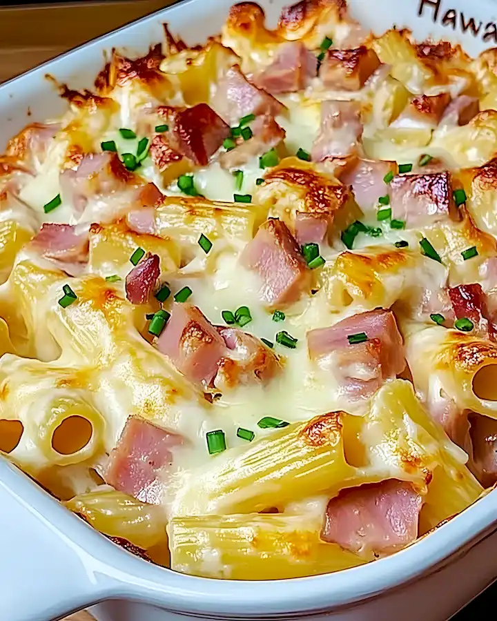 Nudelauflauf 'Hawaii'