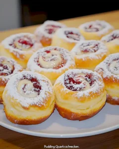 Pudding Quarkschnecken