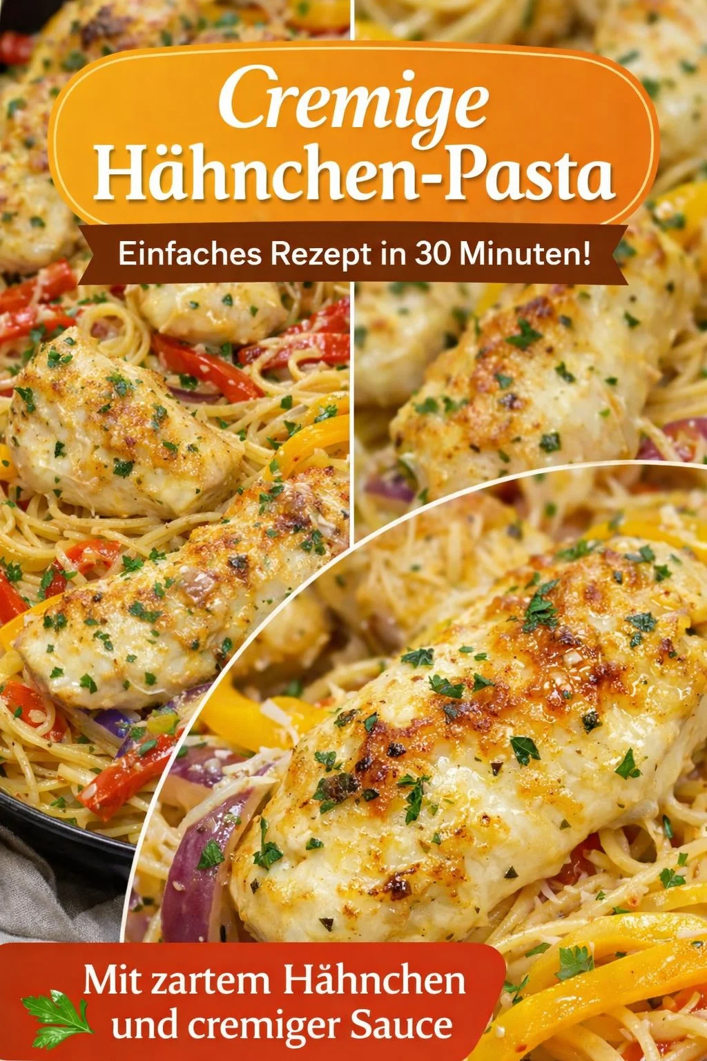 Cremige Hähnchen Scampi Pasta wie beim Italiener: Einfach & Lecker - Lust auf ein köstliches Pastagericht? Mit dieser cremigen Hähnchen Scampi Pasta holst du dir das italienische Flair nach Hause. Schnell und einfach zubereitet, wird dieses Gericht deinen Abend verzaubern. Mit zartem Hähnchen, knackigem Gemüse und einer unwiderstehlichen Soße ist es perfekt für jeden Anlass! Probiere es aus und entdecke den Geschmack Italiens! Teile dein Ergebnis mit uns! #HähnchenPasta #Kochliebe #ItalienischeRezepte