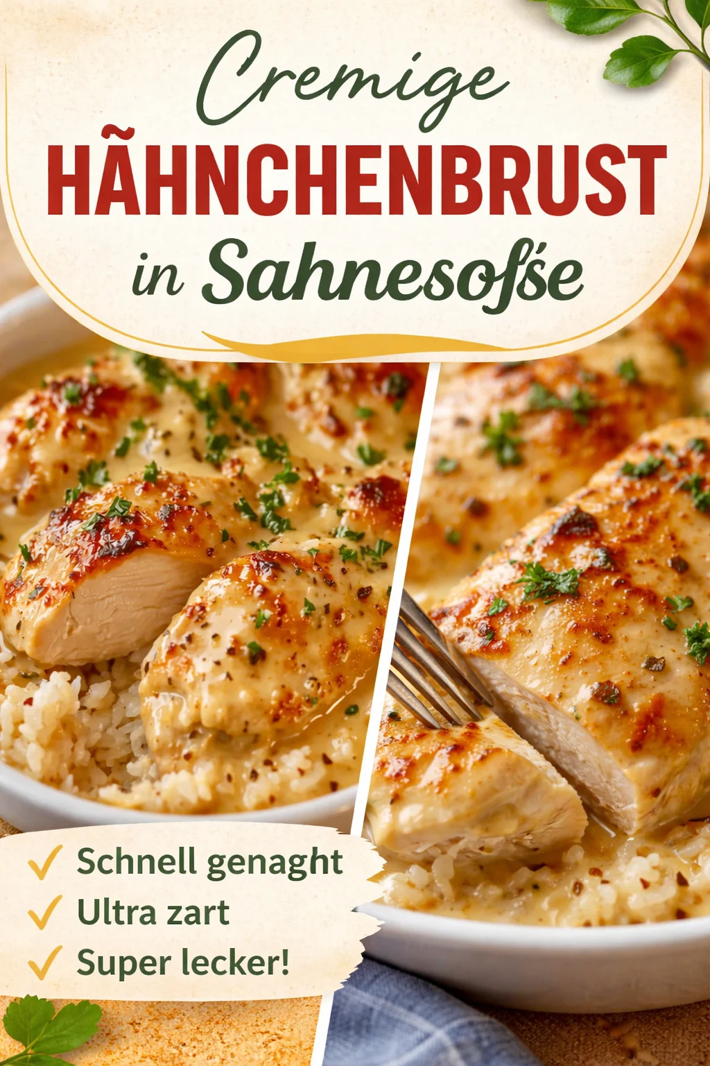 Engel-Hühnchen-Reisauflauf – Ein cremiger Genuss für die ganze Familie