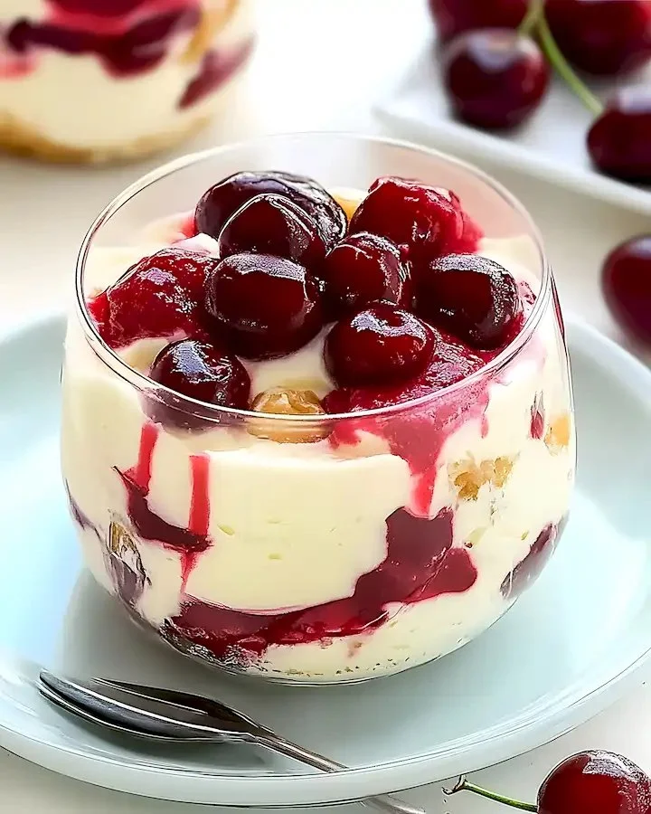 Küss mich gemein Nachtisch mit Suchtfaktor auf einem Teller serviert