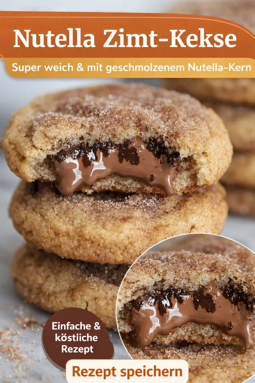 Nutella Snickerdoodle: Ein himmlisches Keks Rezept! - Lust auf etwas Süßes? Entdecke unser Rezept für Snickerdoodle mit flüssiger Nutella-Füllung. Diese Kekse sind perfekt für jeden Anlass – einfach zuzubereiten und unwiderstehlich lecker! Probiere sie noch heute und verwöhne deine Freunde und Familie. Klicke hier für das Rezept und lass die Gaumenfreuden beginnen! #Snickerdoodle #Kekse #Nutella