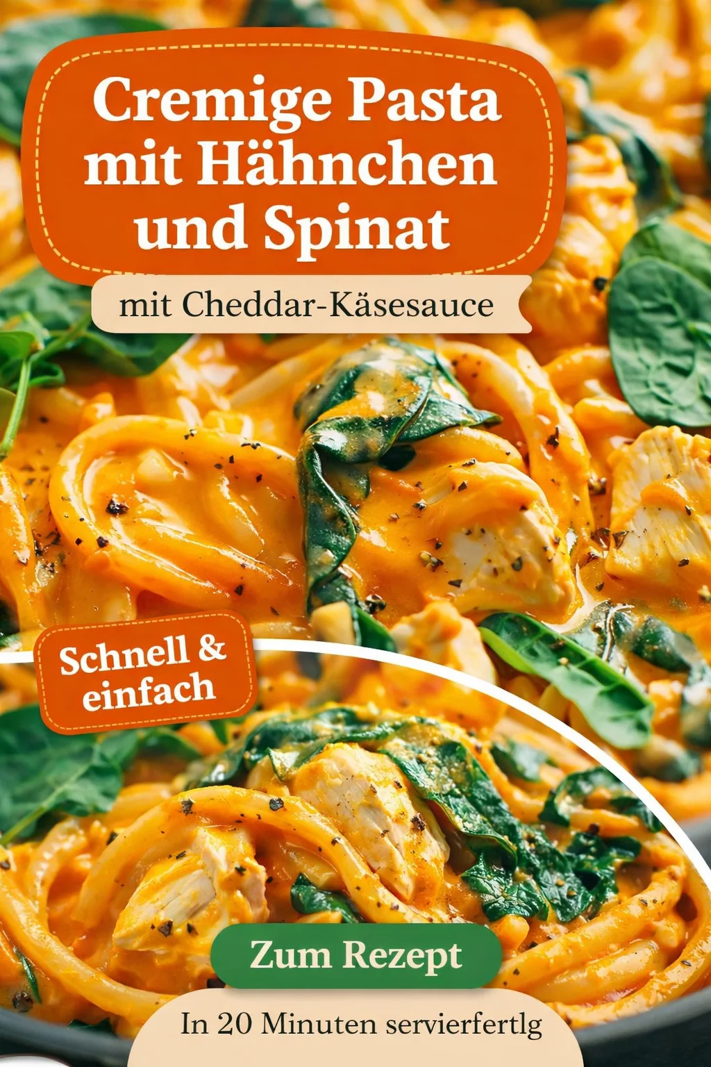 Buffalo Chicken Spinat Alfredo: Cremig und würzig für Ihr Abendessen - Entdecken Sie das ultimative Komfort-Food mit unserem Buffalo Chicken Spinat Alfredo! Zarte, würzige Hähnchenbrust kombiniert mit frisch zubereiteter, cremiger Alfredo-Sauce und frischem Spinat, perfekt für Ihre nächste Mahlzeit. Ganz einfach nachzukochen – überzeugen Sie sich selbst und genießen Sie dieses himmlische Gericht! Teilen Sie Ihre Kreationen mit #BuffaloChicken #Spinat #Alfredo.