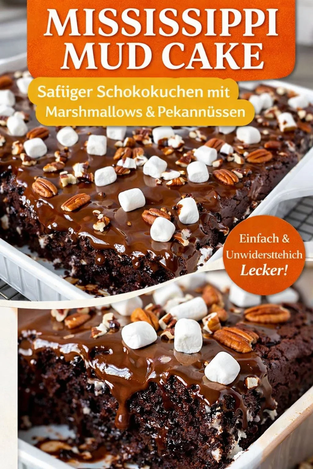 Genieße den ultimativen Mississippi Mud Poke Cake – ein schokoladiger Traum - Entdecke, wie du mit diesem Mississippi Mud Poke Cake ein Stück himmlischen Schokoladengenuss zaubern kannst. Ein leicht zu machendes Rezept, das dich und deine Gäste in die Kindheit zurückversetzt! Bereite dieses köstliche Dessert für deine nächste Feier oder einfach zum Genießen zu Hause vor. Du wirst überrascht sein, wie einfach es ist! Teile deine Ergebnisse mit uns! #MississippiMudCake #DessertRezepte #Kuchenliebe