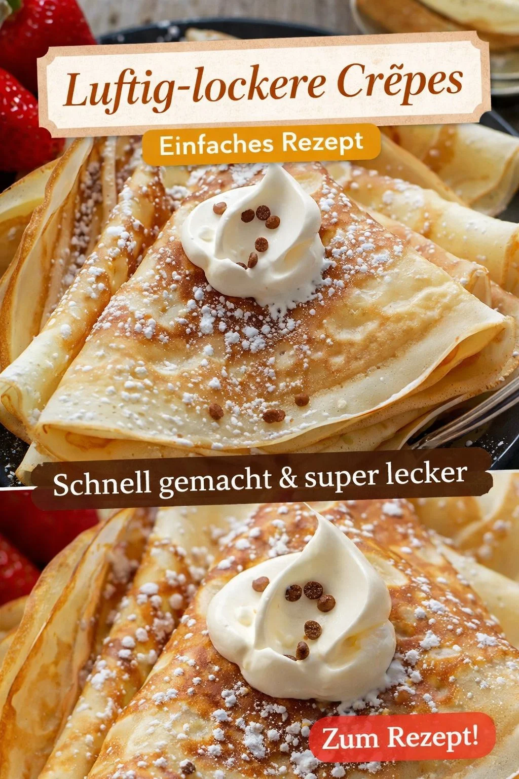 Genießen Sie perfekte Vanille Crêpes: einfach und unwiderstehlich lecker! Genießen Sie perfekte Vanille Crêpes: einfach und unwiderstehlich lecker! - Haben Sie Lust auf etwas Süßes? Unsere Vanille Crêpes sind der perfekte Genuss für jedes Frühstück oder Dessert! In nur wenigen Schritten zaubern Sie hauchdünne, goldbraune Crêpes, die Sie nach Belieben füllen können. Ideal für Familie und Freunde! Probieren Sie dieses einfache Rezept aus und lassen Sie sich begeistern! ???? Klicken Sie hier für das vollständige Rezept! #Crêpes #Vanille #Süßspeisen