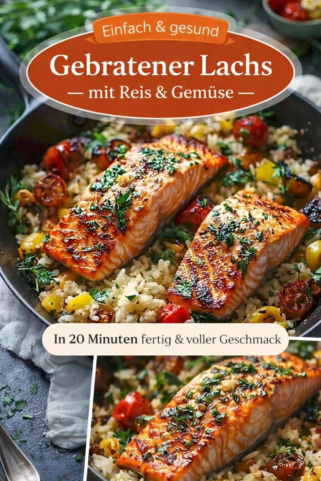 Genussvolle Aromatische Reispfanne mit Lachs – Einfach und Lecker - Holt euch das Mittelmeer auf den Teller mit unserer aromatischen Reispfanne mit Lachs! Diese köstliche und leicht zuzubereitende Mahlzeit ist ideal für ein schnelles Abendessen. Mit frischen Kirschtomaten, Kalamata-Oliven und zartem Lachs ist es ein Geschmackserlebnis, das garantiert begeistert. Probiert es jetzt aus und lasst euch von den Aromen verführen! #Reisgerichte #Lachsrezepte #DinnerInspiration