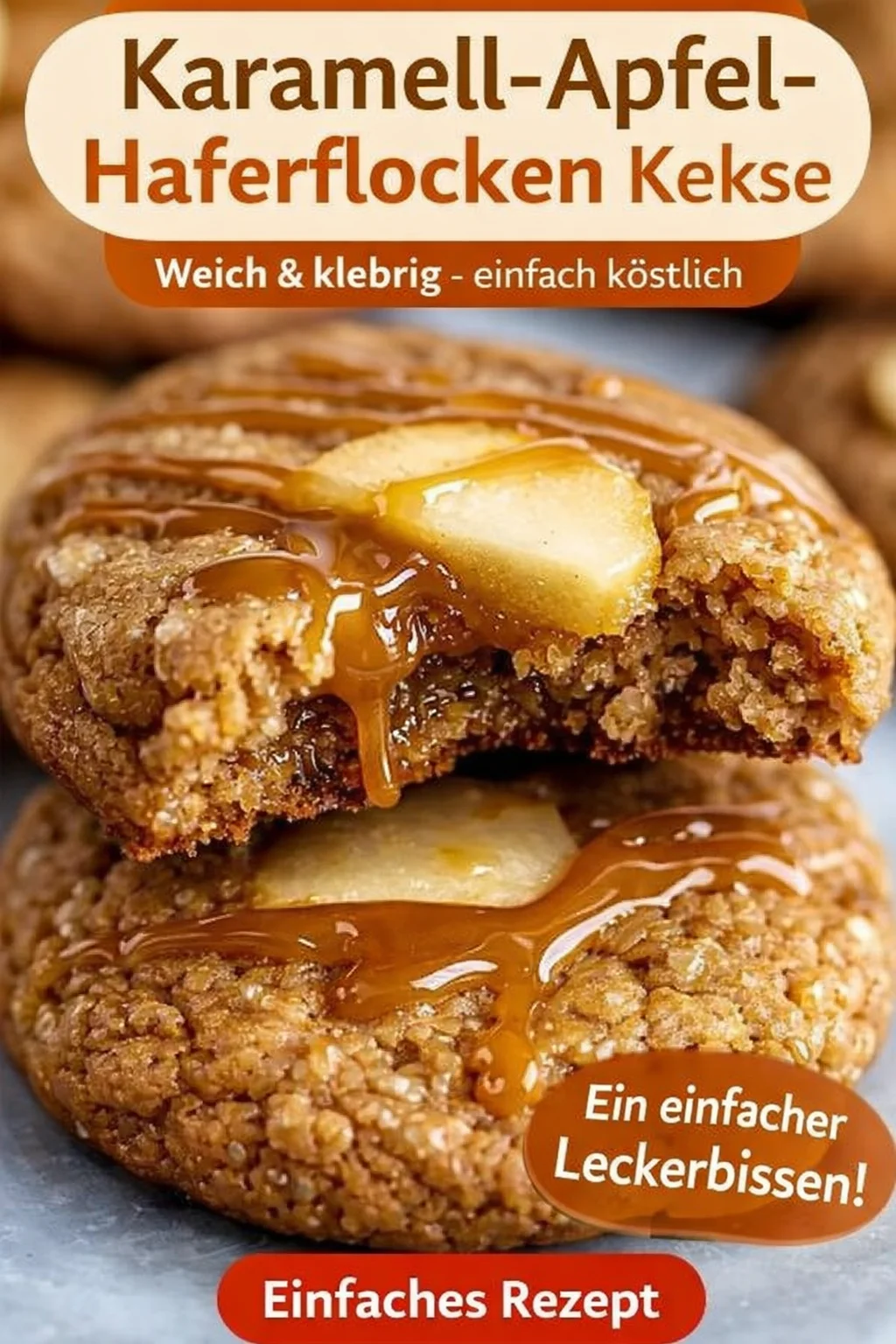 Herbstliche Apfel Karamell Kekse für gemütliche Stunden Herbstliche Apfel Karamell Kekse für gemütliche Stunden - Genieße die herbstliche Stimmung mit unseren Apfel Karamell Keksen! Diese weichen, saftigen Leckereien vereinen die Aromen von frischen Äpfeln und süßem Karamell und sind einfach zuzubereiten. Perfekt für einen gemütlichen Nachmittag oder als süßes Highlight bei deinem nächsten Treffen. Verpasse nicht die Chance auf diesen Keksgenuss! Probiere das Rezept jetzt aus! #Kekse #Herbstzeit #Naschen