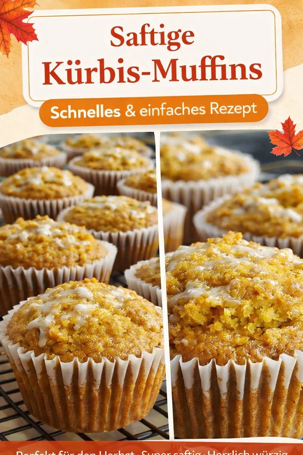 Kürbis Muffins: Ein himmlischer Herbstgenuss für jeden Anlass Kürbis Muffins: Ein himmlischer Herbstgenuss für jeden Anlass - Verwöhne dich mit diesen köstlichen Kürbis Muffins, die perfekt für den Herbst sind! Saftig, aromatisch und einfach zuzubereiten, sind sie der ideale Snack oder das perfekte Frühstück. Lass dich von der herzhaften Kombination aus Zimt und Kürbis begeistern und genieße jeden Bissen. Probiere das Rezept aus und teile deine Ergebnisse mit uns! #KürbisMuffins #Herbstrezepte #Backen