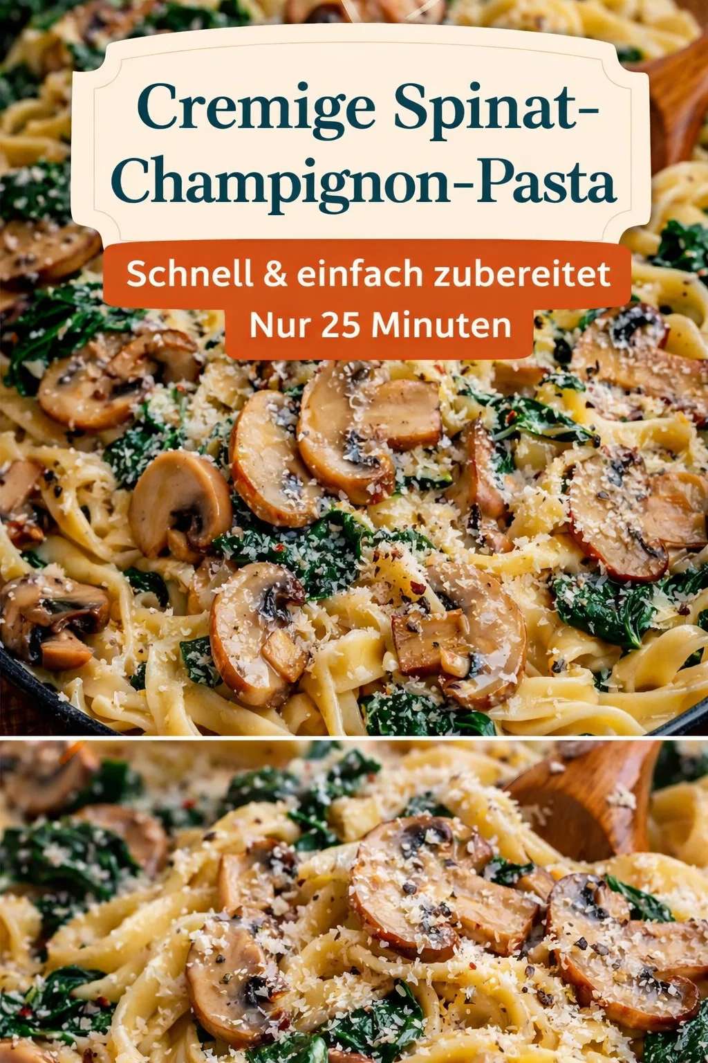 Köstliche Pilz-Spinat-Pasta-Pfanne für kalte Tage Köstliche Pilz-Spinat-Pasta-Pfanne für kalte Tage - Gönn dir an kalten Tagen diese cremige Pilz-Spinat-Pasta-Pfanne! Einfach zubereitet, voller Geschmack und perfekt für ein gemütliches Abendessen. Folge uns für mehr leckere Rezepte und verwöhne deinen Gaumen! #PastaRezepte #VegetarischeKüche #EinfacheRezepte