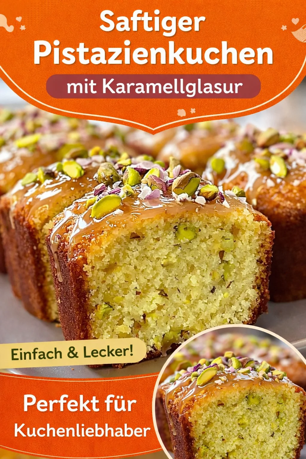 Pistazienkuchen mit Rosenwasser – Ein himmlisches Geschmackserlebnis Pistazienkuchen mit Rosenwasser – Ein himmlisches Geschmackserlebnis - Suchst du nach einem besonderen Kuchen, der nicht nur köstlich, sondern auch einzigartig ist? Unser Pistazienkuchen mit Rosenwasser ist genau das Richtige! Mit einer perfekten Mischung aus Aromen und texturen ist dieser Kuchen ein echter Hingucker. Probiere es aus, lade deine Freunde ein und genieße einen Moment voller Genuss! #Pistazienkuchen #KuchenMitRosenwasser #KreativesBacken