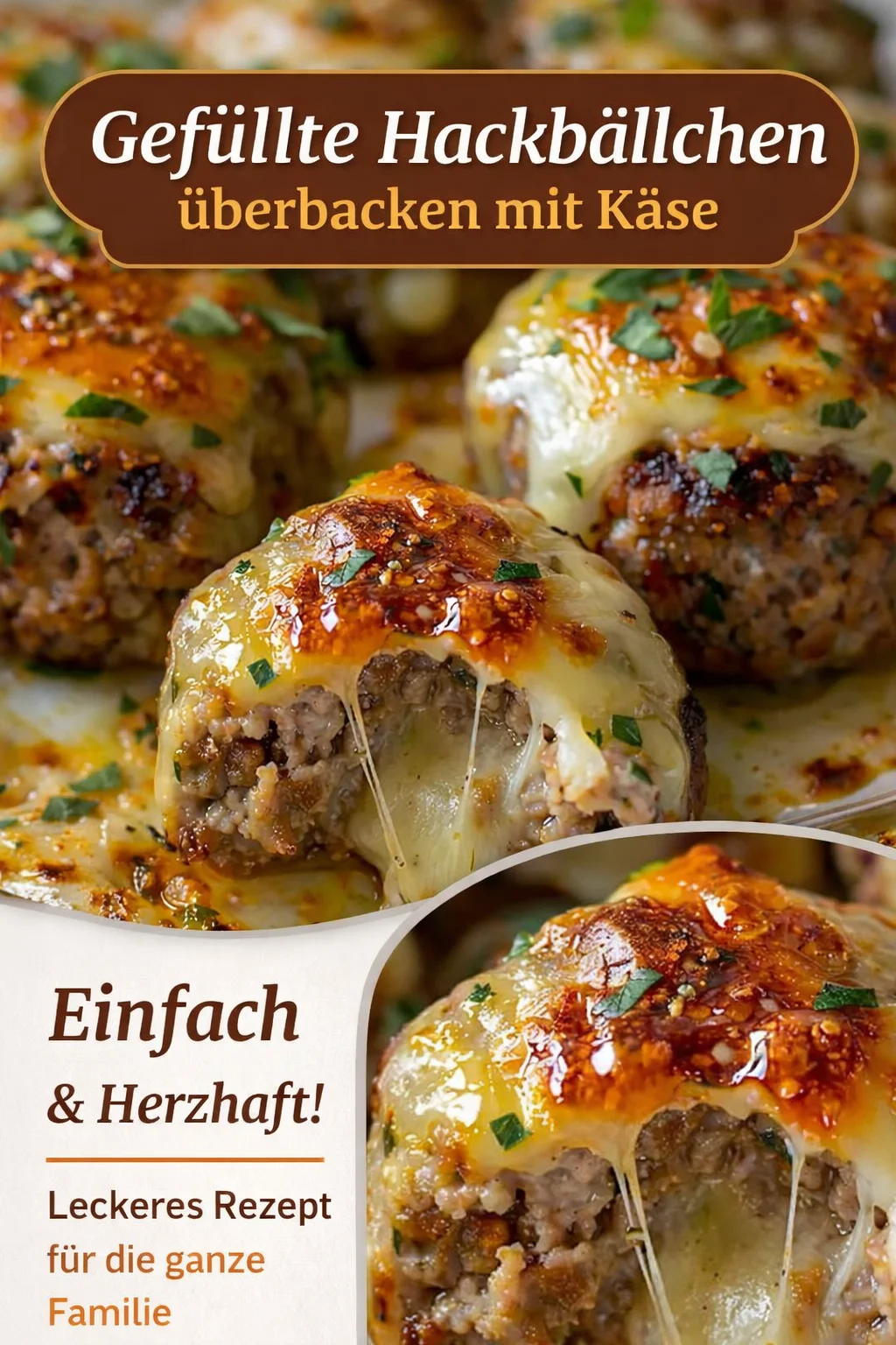 Saftige Käse-Hackbällchen für die ganze Familie - einfach & lecker! - Entdecken Sie mit unseren Käse-Hackbällchen ein einfaches Gericht, dass der ganzen Familie schmeckt! Ideal für ein schnelles Abendessen oder als Snack für besondere Anlässe. Probieren Sie unser Rezept aus, das mit herzhaften Zutaten und köstlichem Cheddar-Käse begeistert. Perfekt für jede Zusammenkunft! Jetzt nachkochen und Ihre Liebsten verwöhnen! #KäseHackbällchen #Familienessen #SchnellesEssen