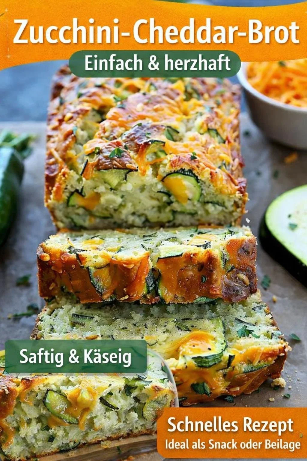 Saftiges Zucchini Käsebrot selbst gebacken - Ein Genuss für jeden Anlass! Saftiges Zucchini Käsebrot selbst gebacken - Ein Genuss für jeden Anlass! - Entdecke das perfekte Rezept für ein Zucchini Käsebrot, das herrlich saftig und voller Geschmack ist! Ideal als Beilage oder Snack. Lass dir diesen köstlichen Brotgenuss nicht entgehen – schnell und einfach zubereitet, perfekt für jede Gelegenheit. Probiere es jetzt und bring neuen Schwung in deine Backroutine! #Käsebrot #Zucchini #Backen