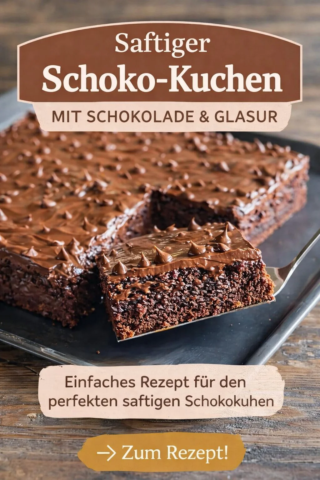 Schneller Schokoladenkuchen vom Blech für jeden Anlass - Dieser saftige Schokoladenkuchen vom Blech ist der perfekte Genuss für jeden Besuch oder das Familienessen. Mit einfachen Zutaten und unkomplizierten Schritten zauberst du ein unwiderstehliches Dessert, das alle begeistert! Probiere es noch heute aus und bringe deine Liebsten zum Schmelzen! #Schokoladenkuchen #Backen #LeckereRezepte