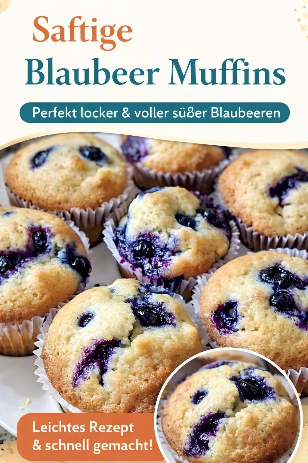 Unwiderstehliche Blaubeermuffins für den perfekten Start in den Tag! - Startet euren Tag mit diesen unwiderstehlich saftigen Blaubeermuffins! Sie sind nicht nur schnell und einfach zuzubereiten, sondern schmecken auch einfach köstlich. Perfekt für Frühstück oder als Snack zwischendurch! Probiert dieses bewährte Rezept aus und lasst euch begeistern. Ihr dürft den köstlichen Duft nicht verpassen! #Blaubeermuffins #Backen #Süßspeisen