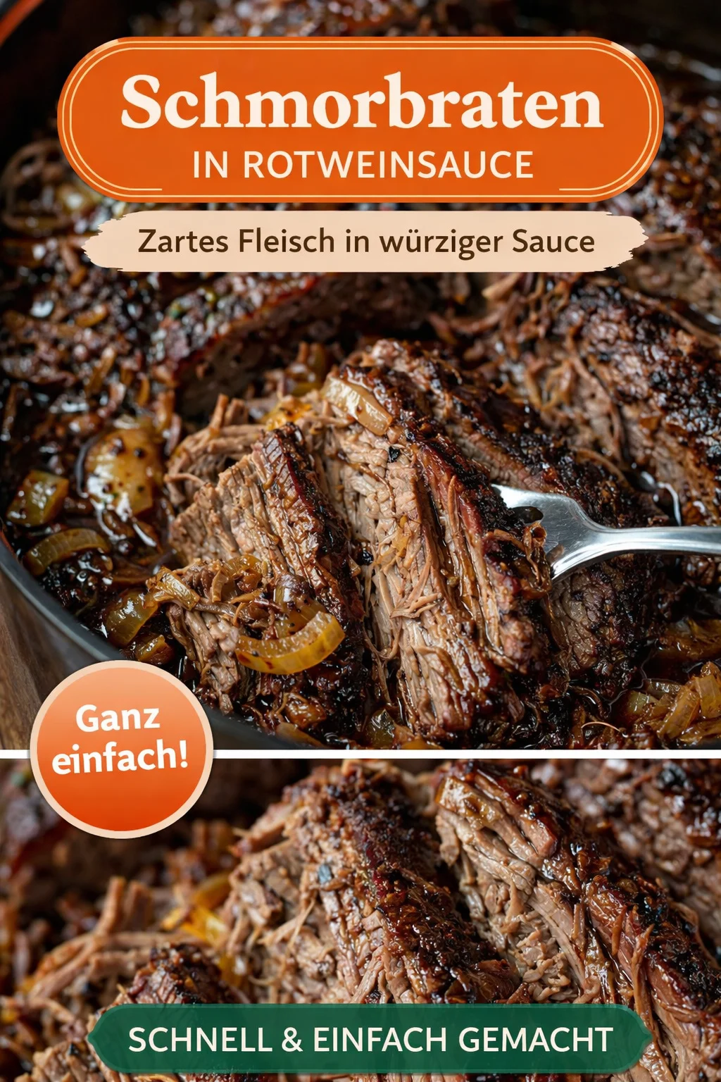 Die beste Slow Cooker Rinderbrust für dein perfektes Essen - Genieße zarte Rinderbrust, die in einer rauchig-süßen BBQ-Sauce gegart wird. Ideal für gemütliche Abende! Einfach die Gewürze einreiben, kurz anbraten und den Slow Cooker übernehmen lassen. In 8-10 Stunden erhältst du ein unwiderstehliches Gericht, das sich perfekt für ein Familienessen oder einen speziellen Anlass eignet. Probiere es jetzt aus! #SlowCooker #Rinderbrust #BBQ