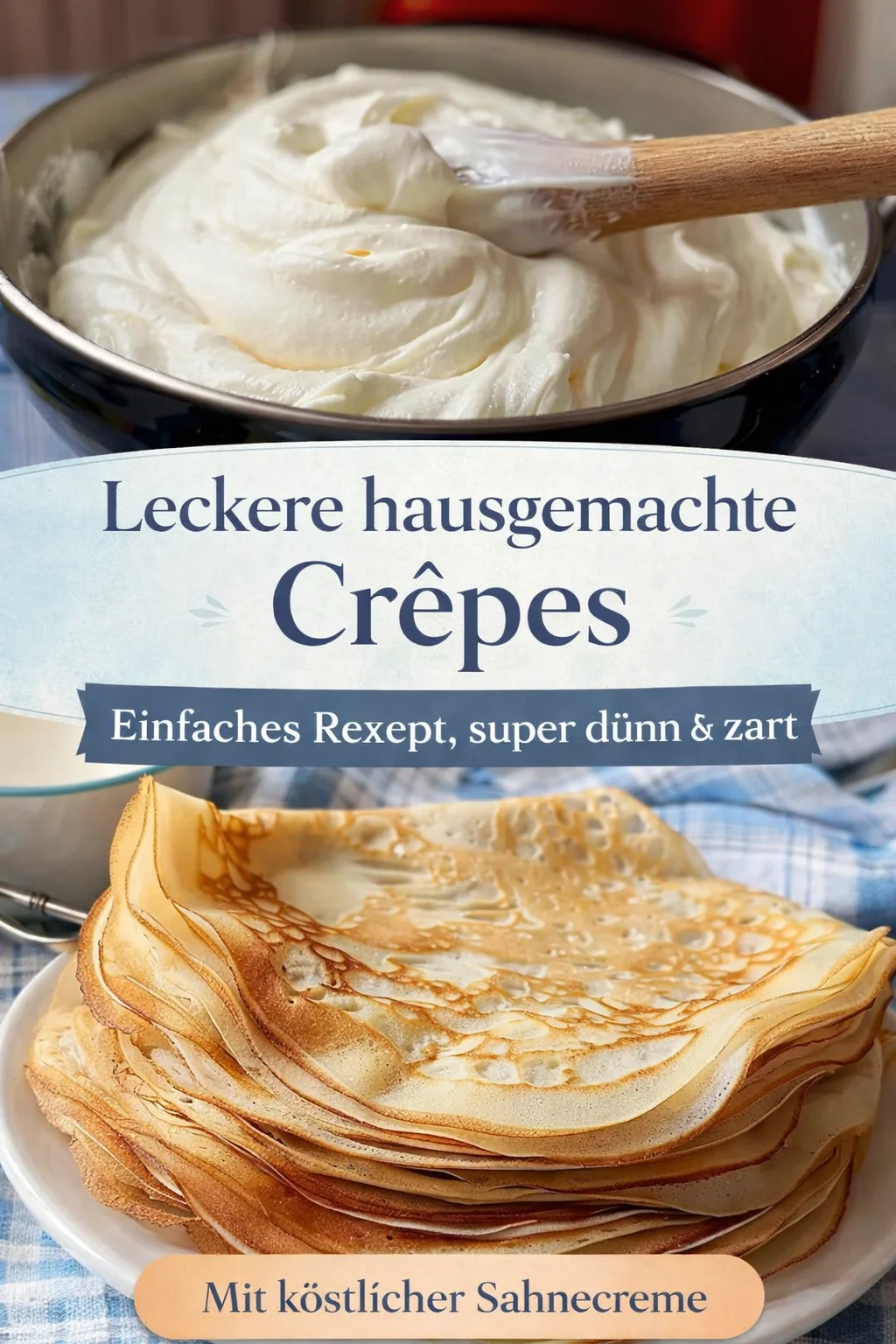 Entdecke das einfachste Crêpes Rezept für genussvolle Momente - Lust auf köstliche Crêpes, die blitzschnell zubereitet sind? Mit meinem einfachen Crêpes Rezept beeindruckst du jeden deiner Gäste! Ideal für einen Brunch oder als süßes Dessert – die Möglichkeiten sind endlos! Lass dir diesen Genuss nicht entgehen! Probiere es aus und teile es mit Freunden! #CrepesRezept #EinfacheRezepte #Backen