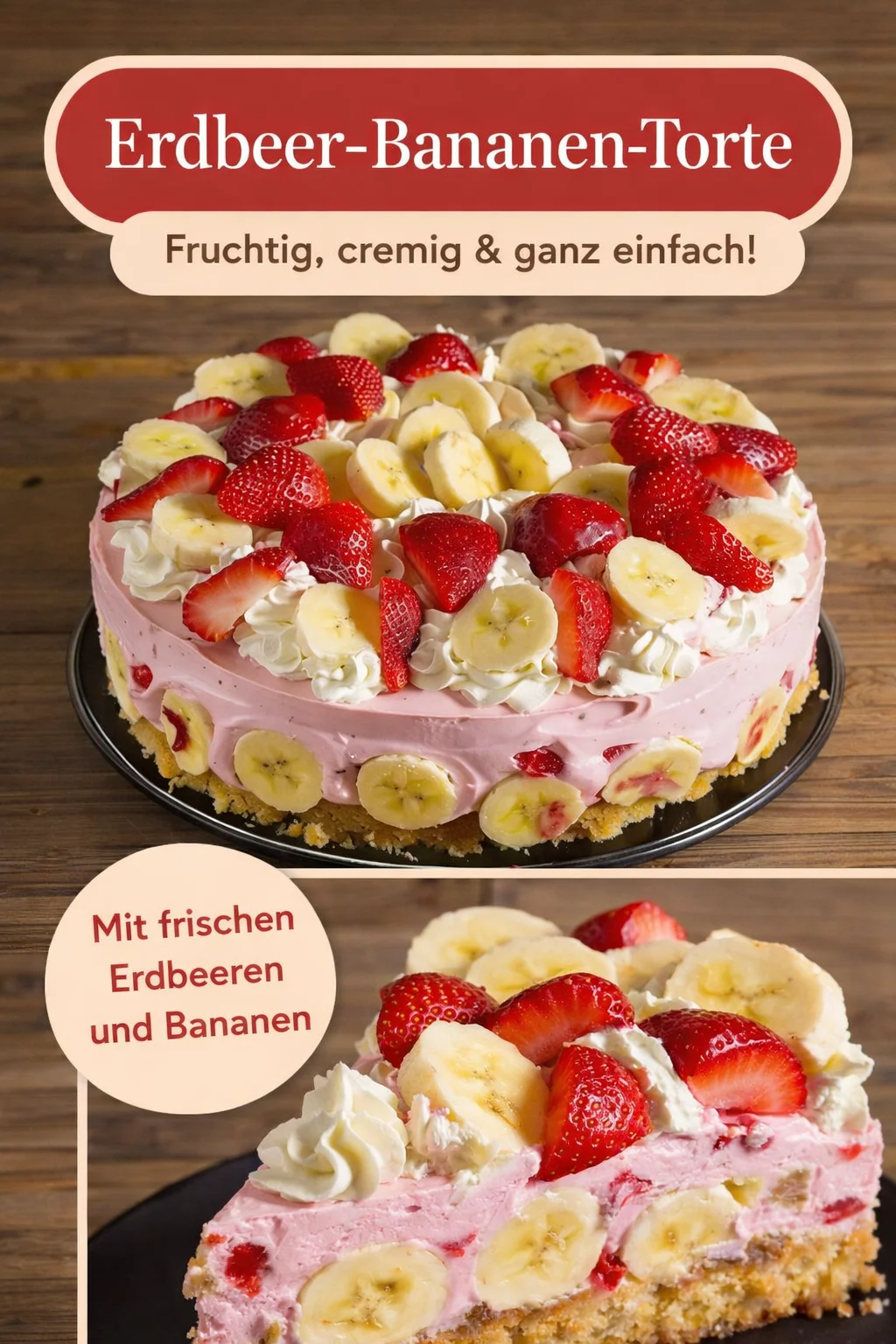 Erdbeer Käsekuchen ohne Backen - Cremiger Genuss für den Sommer - Entdecke das Rezept für einen köstlichen und cremigen Erdbeer Käsekuchen, der ganz ohne Ofen auskommt! Perfekt für heiße Tage und einfach zuzubereiten – der ideale Nachtisch für jede Gelegenheit. Überrasche Familie oder Freunde mit diesem erfrischenden Dessert und bringe den Sommer auf den Tisch! Probiere es aus und genieße den Geschmack! #Käsekuchen #ohneBacken #Schnitten