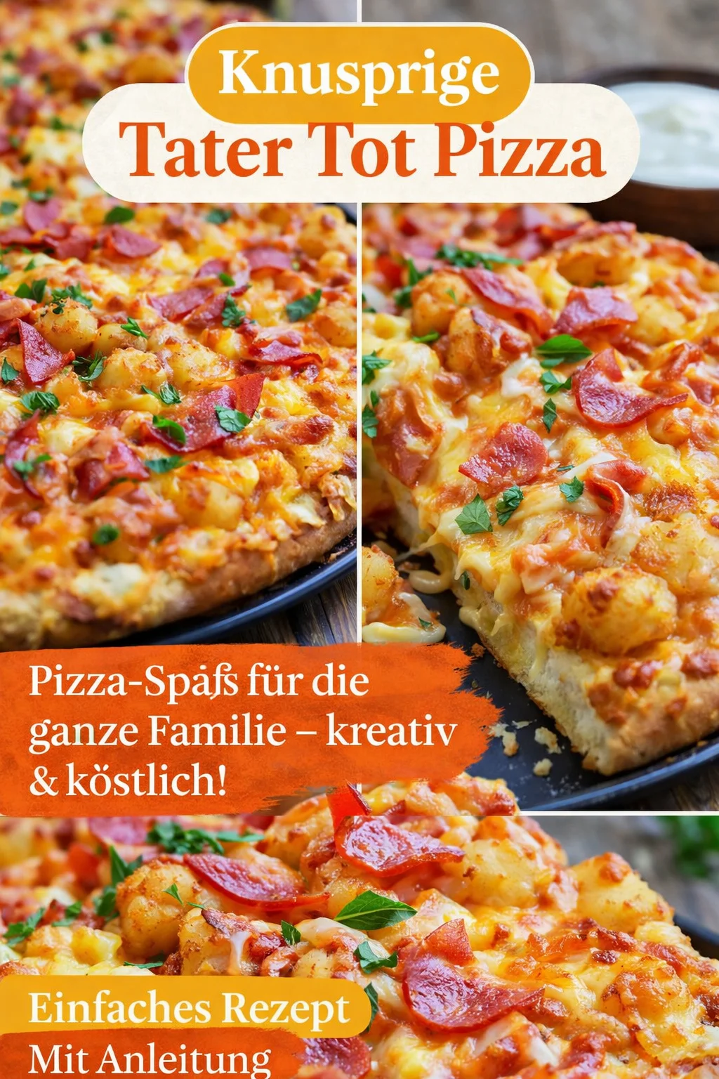 Frühstückspizza: Ein köstlicher Start in den Tag mit Kartoffelboden - Lust auf ein besonderes Frühstück? Probiere die Frühstückspizza mit Kartoffelkronen! Diese kreative Kombination aus fluffigen Eiern, würzigem Käse und knusprigem Speck wird deinen Brunch revolutionieren. Einfach zuzubereiten und unglaublich schmackhaft! Lass dir dieses Frühstücksvergnügen nicht entgehen. Klicke jetzt für das Rezept! #Frühstückspizza #BrunchIdeen #leckereRezepte