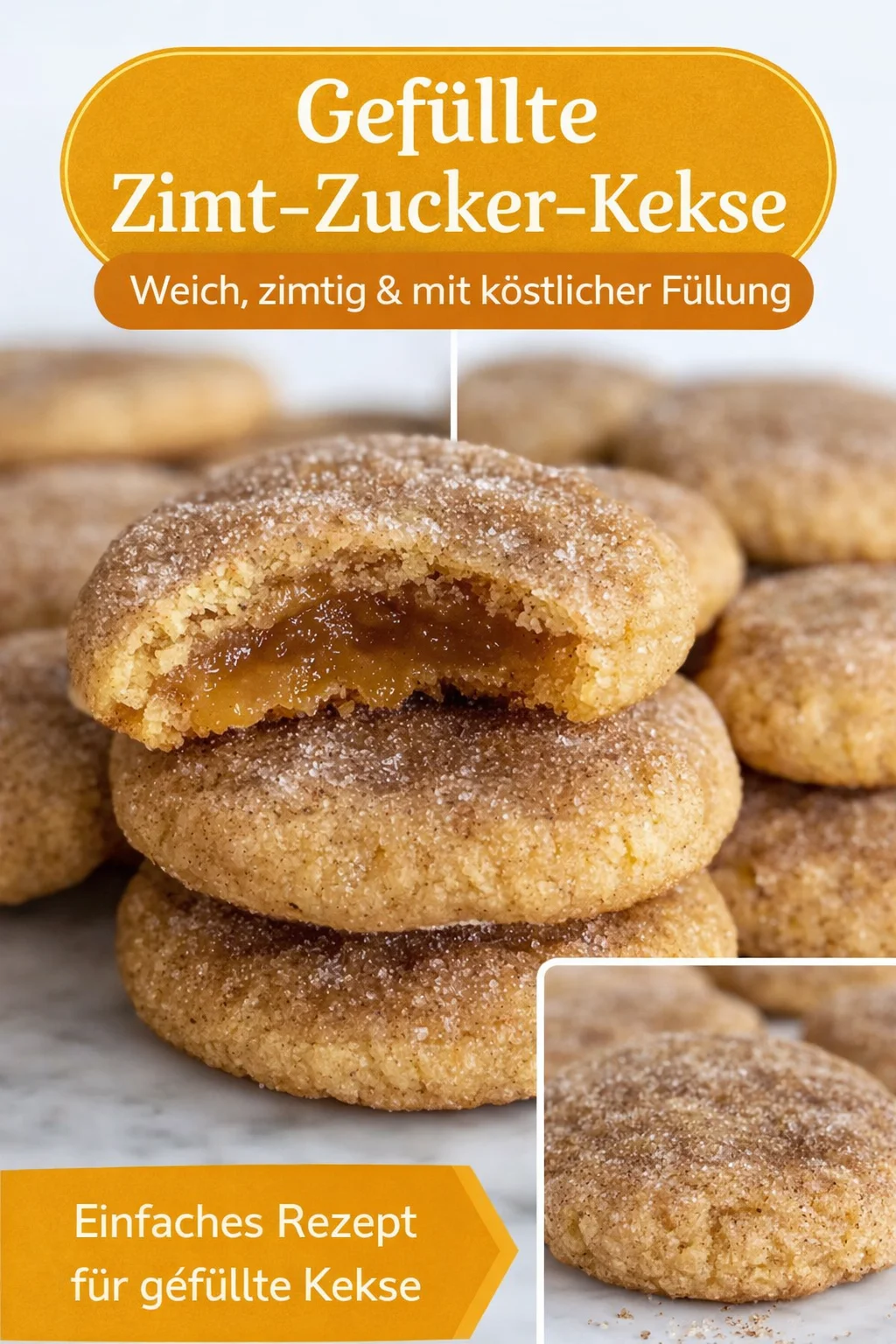 Gebackene Apfelbutter Kekse für gemütliche Herbstnachmittage - Entdecke die perfekten Apfelbutter Kekse, die den Duft des Herbstes in dein Zuhause bringen. Diese köstlichen Kekse sind mit einer saftigen Apfelmus-Füllung versehen und ganz einfach zuzubereiten! Perfekt für Kaffeekränzchen oder einfach zum Genießen. Probiere sie aus und mache deine Nachmittage besonders! Lass dir diese herbstliche Leckerei nicht entgehen! #ApfelbutterKekse #Herbstbacken #KekseSelbermachen