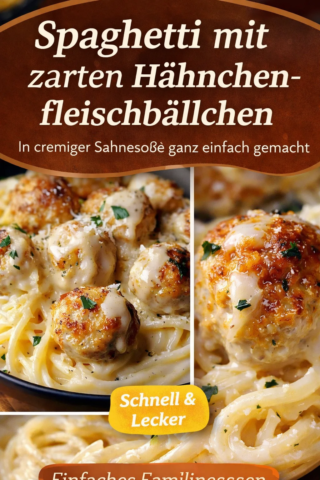 Hähnchenbällchen in cremiger Parmesan Pasta – Soulfood für die Seele - Hast du Lust auf ein Gericht, das nicht nur lecker, sondern auch einfach zuzubereiten ist? Unsere Hähnchenbällchen in einer unwiderstehlich cremigen Parmesan Pasta sind das perfekte Soulfood für jeden Anlass! Entdecke, wie du in wenigen Schritten dieses Gericht zaubern kannst und teile es mit deinen Liebsten. Probiere es aus und lass dich verwöhnen! #Soulfood #PastaRezepte #Hähnchenbällchen