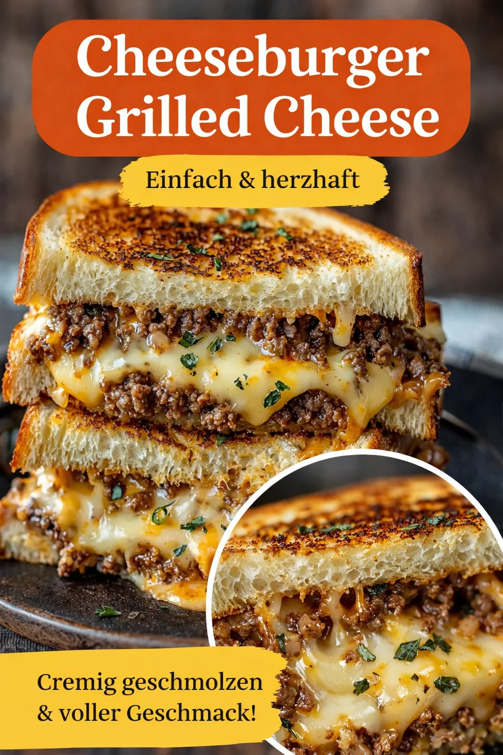 Herzhaftes überbackenes Hackfleisch Sandwich für den ultimativen Genuss - Hast du Hunger auf ein richtig deftiges Gericht, das von innen wärmt? Dieses überbackene Hackfleisch Sandwich ist der perfekte Soulfood-Hit. Mit saftigem Rinderhack, geschmolzenem Käse und knusprigem Brot ist es der ideale Genuss für jede Gelegenheit. Probiere es jetzt aus und genieße den perfekten Biss! Lass dich von diesem Rezept inspirieren und koche es nach. Hol dir dein Stück Glück! #Soulfood #HackfleischSandwich #LeckereRezepte