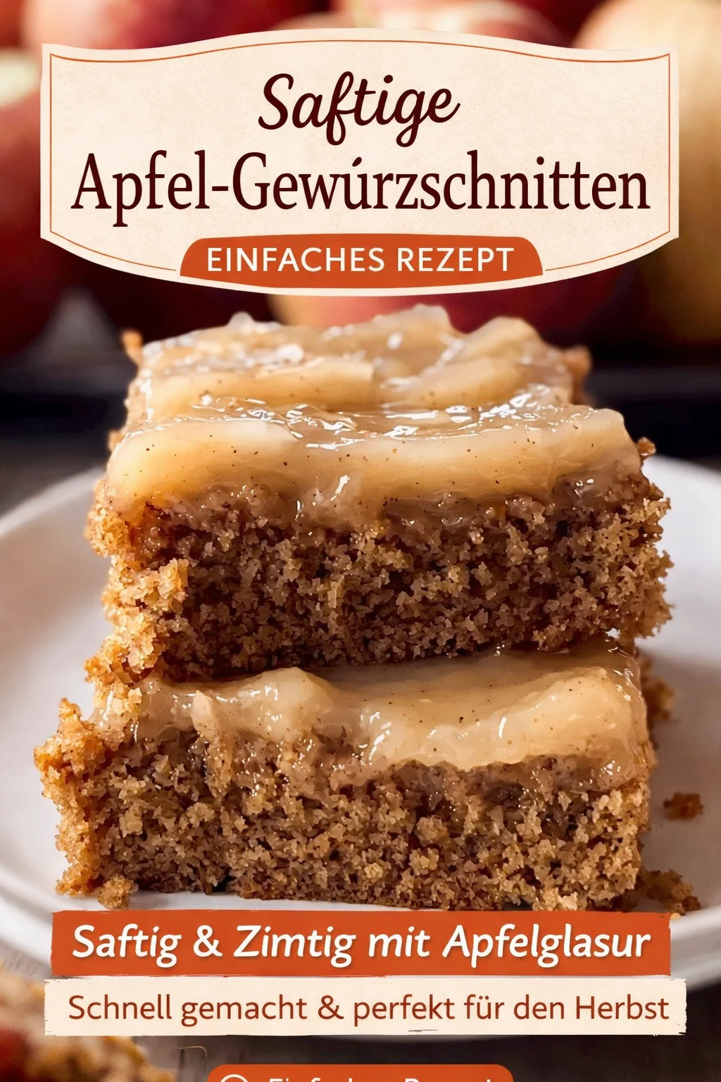 Himmlische Apfelmus Schnitten: Einfach, Lecker und Perfekt zum Kaffee - Suchst du nach dem perfekten Snack für zwischendurch oder zum Kaffee? Unsere himmlischen Apfelmus Gewürz Schnitten sind einfach zuzubereiten und unwiderstehlich lecker! Mit einer Zimt-Glasur sind sie die ideale Kombination aus süß und würzig. Gönn dir diesen Genuss und teile die Freude mit Freunden und Familie. Jetzt nachbacken und genießen! #ApfelmusSchnitten #Süßspeisen #BackenMitLiebe