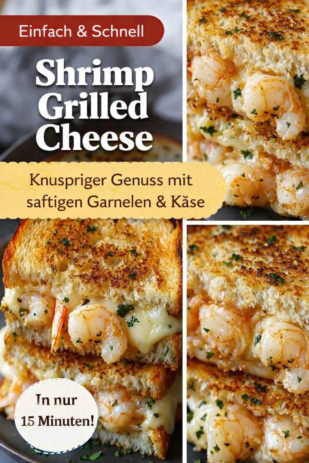 Käse-Garnelen-Toast: Ein unwiderstehlicher Genuss für Gourmets! Käse-Garnelen-Toast: Ein unwiderstehlicher Genuss für Gourmets! - Hast du Lust auf ein besonderes Snack-Highlight? Probiere unseren Käse-Garnelen-Toast! Mit saftigen Garnelen, geschmolzenem Käse und knusprigem Knoblauchbrot ist dieses Rezept ein Muss für jeden Feinschmecker. Ideal für Partys oder als schnelles Abendessen! Jetzt nachmachen und genießen! #KäseGarnelenToast #LeckereRezepte #SnackZeit