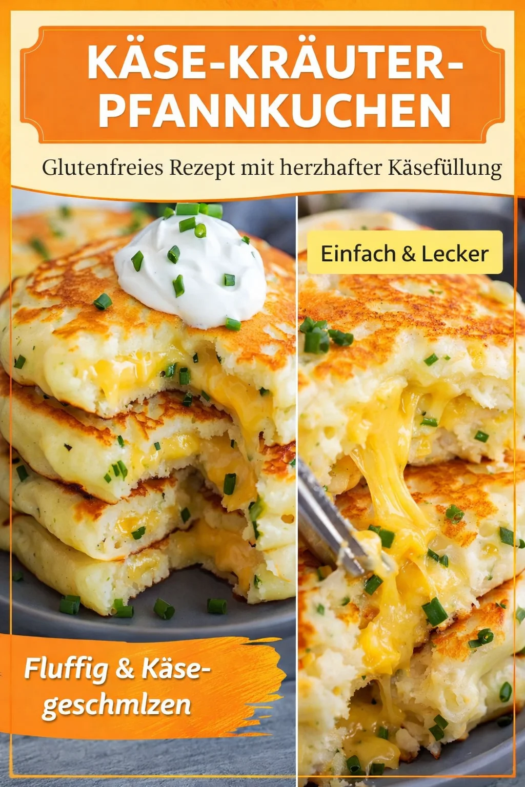 Käsepfannkuchen: Fluffiges Frühstück für Käseliebhaber - Bist du bereit für ein außergewöhnliches Frühstück? Unsere Käsepfannkuchen sind die perfekte Kombination aus fluffiger Textur und herzhaftem Käsegeschmack! Ideal für Fans herzhaften Genusses und einfach zuzubereiten. Überrasche dich selbst oder deine Liebsten mit diesem leckeren Rezept! Probiere es gleich aus! #Käsepfannkuchen #Frühstücksideen #LeckereRezepte