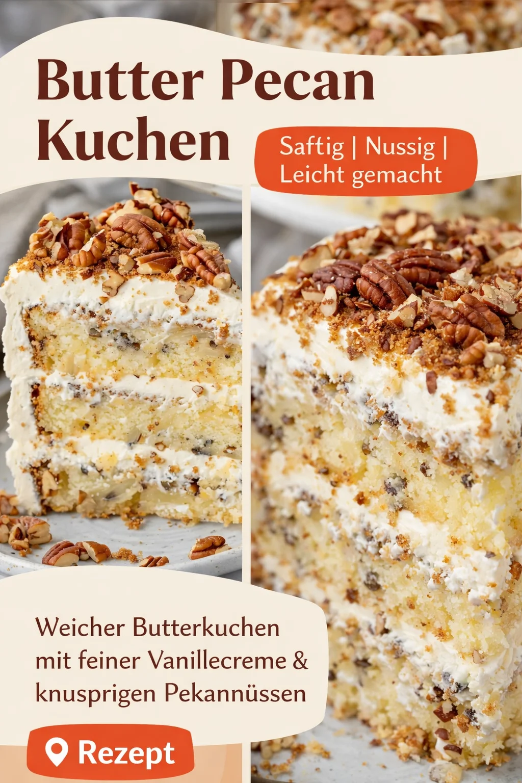 Saftiger Ananaskuchen mit Pekannüssen – Einfach und Lecker! - Hast du Lust auf ein himmlisches Dessert, das einfach zuzubereiten ist? Unser Ananaskuchen mit Pekannüssen ist genau das Richtige! Saftig, süß und perfekt für jede Gelegenheit. Folge unserem einfachen Rezept, um diesen köstlichen Kuchen selbst zu backen. Du wirst begeistert sein! Jetzt ausprobieren! #Ananaskuchen #Kuchenliebe #LeckereRezepte