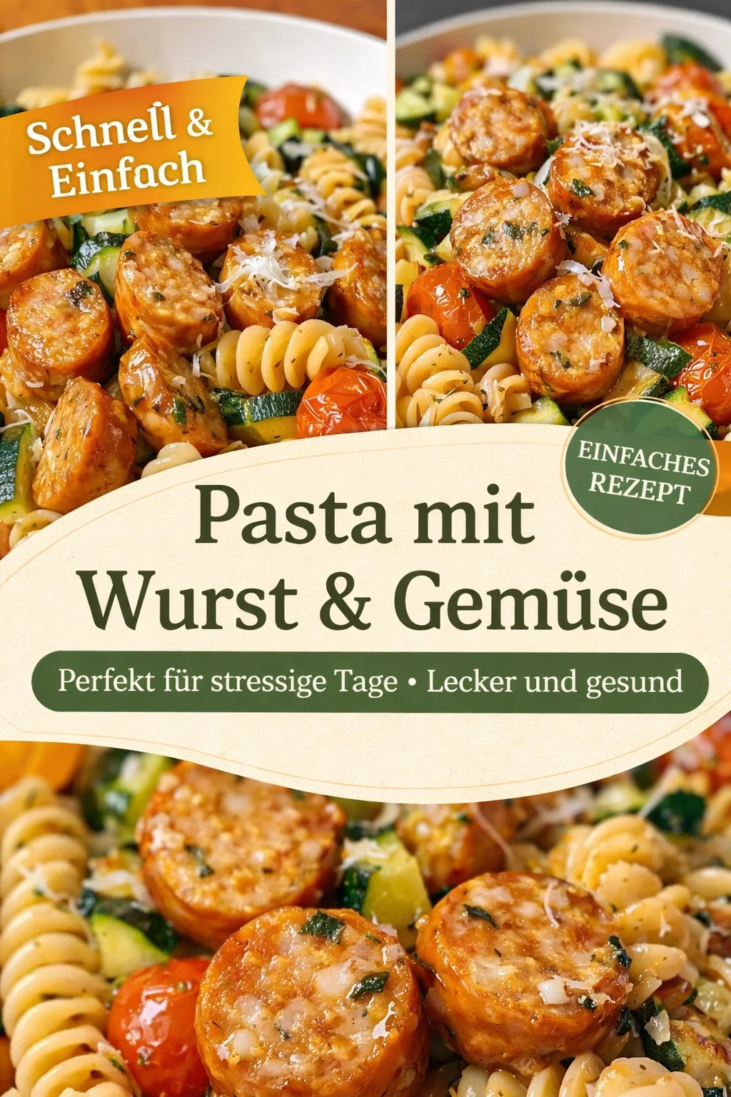 Schnelle Hähnchenpasta mit Zucchini und Tomaten für ein köstliches Abendessen - Entdecke das einfache Rezept für Hähnchenpasta mit Zucchini und Tomaten! Dieses Gericht ist perfekt für ein schnelles und schmackhaftes Abendessen. In nur wenigen Schritten bereitest du eine gesunde Mahlzeit, die die ganze Familie begeistert. Probiere es jetzt aus und überrasche deine Lieben! #Hähnchenpasta #SchnelleRezepte #Kochinspiration