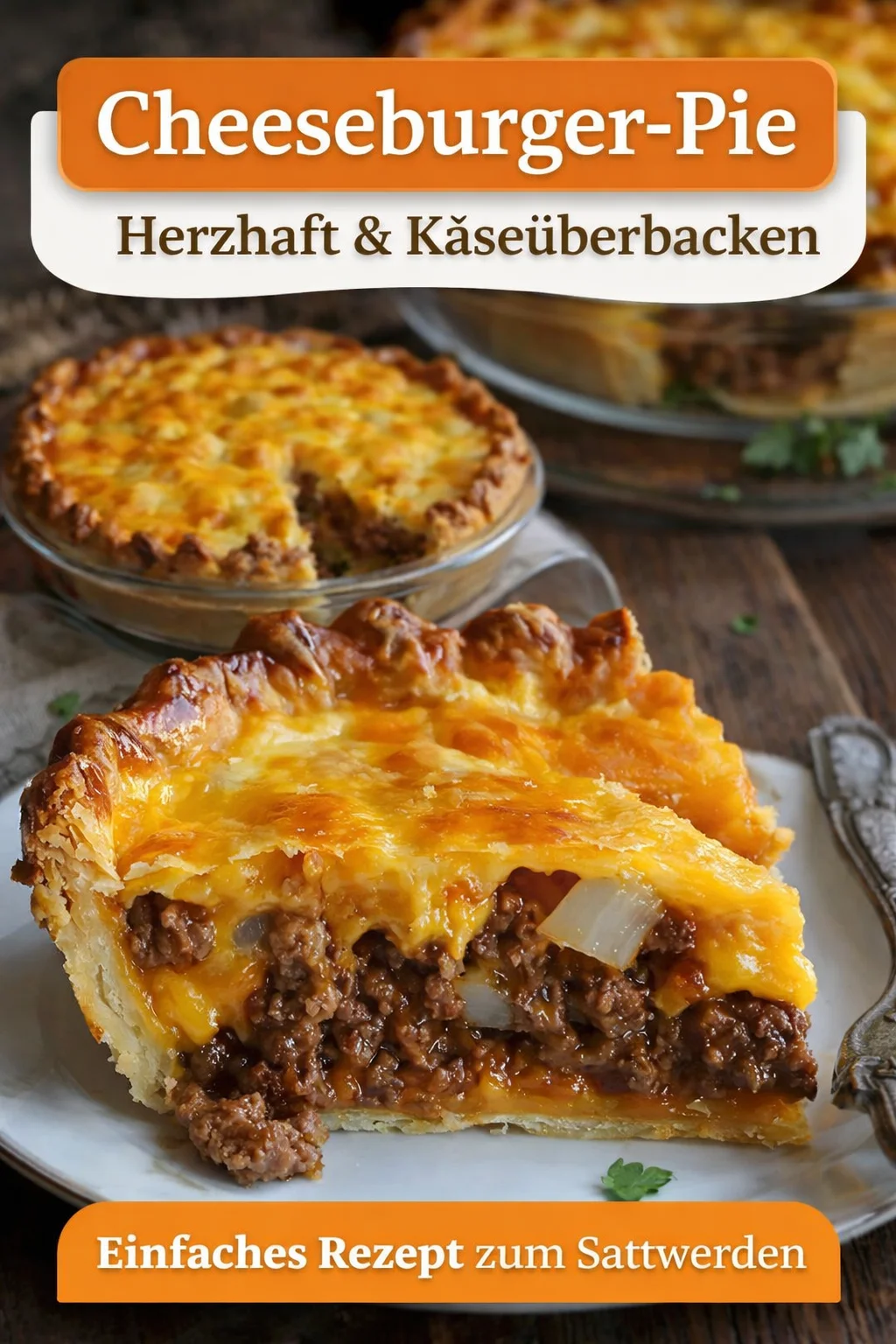 Schneller und Deftiger Cheeseburger Auflauf für die ganze Familie Schneller und Deftiger Cheeseburger Auflauf für die ganze Familie - Hast du Lust auf ein herzhaftes Gericht, das im Handumdrehen zubereitet ist? Der Cheeseburger Auflauf ist genau das Richtige für dich! Mit saftigem Rinderhackfleisch, geschmolzenem Cheddar und vielfältigen Toppings zauberst du ein Gericht, das alle begeistern wird. Probiere dieses Rezept aus und genieße den Geschmack eines klassischen Cheeseburgers in Auflauf-Form! Teile deine Kreationen mit uns! #CheeseburgerAuflauf #SchnelleRezepte #DeftigesEssen