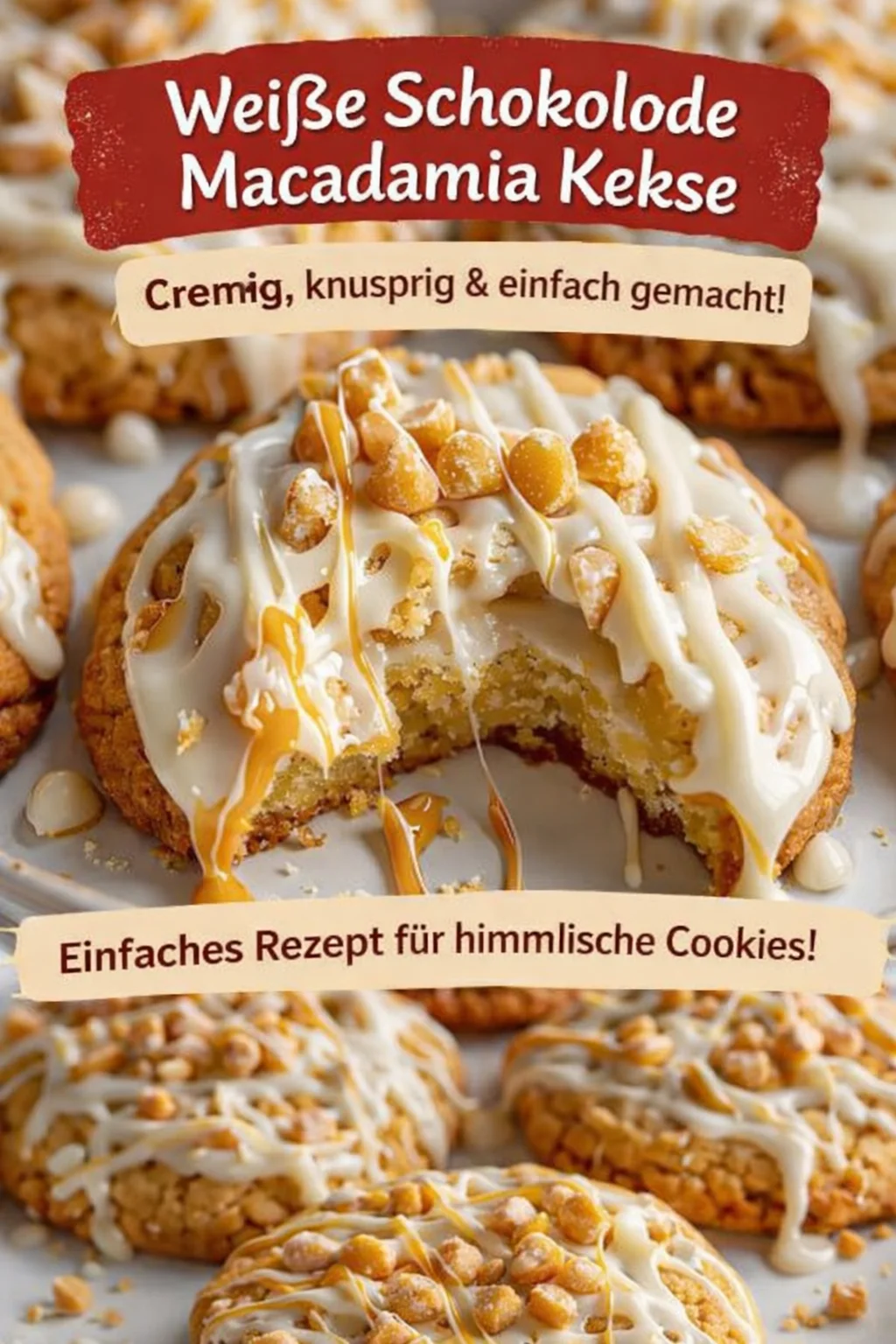 Unwiderstehlich Gesalzene Karamell Macadamia Kekse – Dein neues Lieblingsrezept - Lust auf Kekse, die süß, salzig und knusprig sind? Probiere mein Rezept für Gesalzene Karamell Macadamia Kekse! In nur wenigen Schritten zauberst du diese köstlichen Leckereien, die das perfekte Dessert sind. Ideal für jeden Anlass! Lass dir diese Geschmacksexplosion nicht entgehen. Jetzt nachbacken und genießen! #Kekse #Rezept #GesalzeneKaramell
