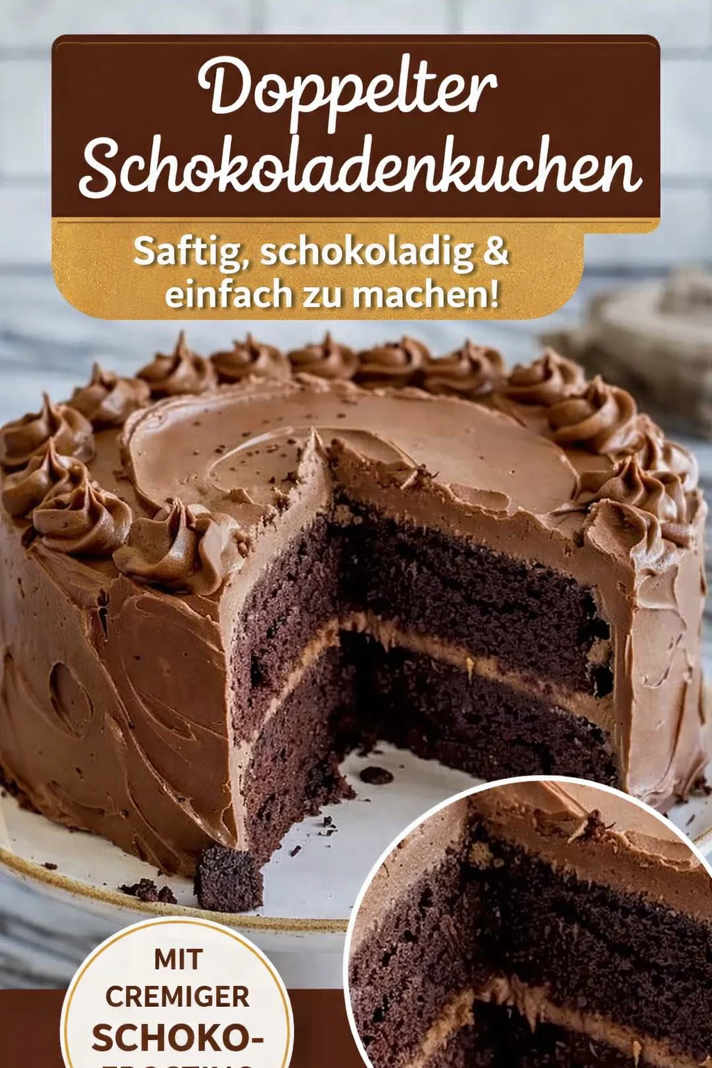 Unwiderstehlicher Schokoladenkuchen: Einfach und saftig zum Nachbacken - Lust auf Schokolade? Entdecke mein einfaches Rezept für einen unglaublich saftigen Schokoladenkuchen. Perfekt für jeden Anlass! Mit den besten Zutaten gelingt der Kuchen garantiert immer. Probiere es aus und verwöhne dich oder deine Gäste mit einem Stück himmlischer Schokoladenfreude. Jetzt nachbacken! #Schokoladenkuchen #Backen #Dessert